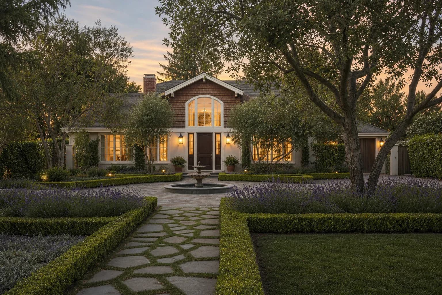 Menlo Park home prepared for sale.